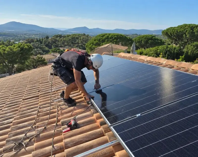 Installateur panneaux solaires Leuc — pose photovoltaïque sur toiture