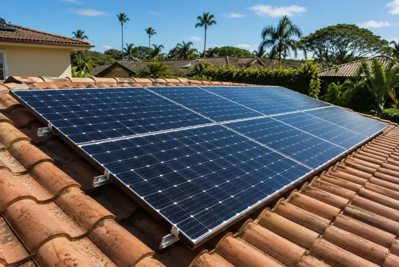 Installation de panneaux solaires à Leuc